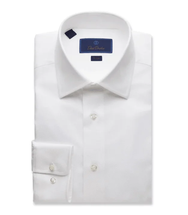 David Donahue Royal Oxford Dress Shirt Street