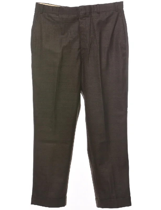 Dark Green Trousers - W35 L28 Gym