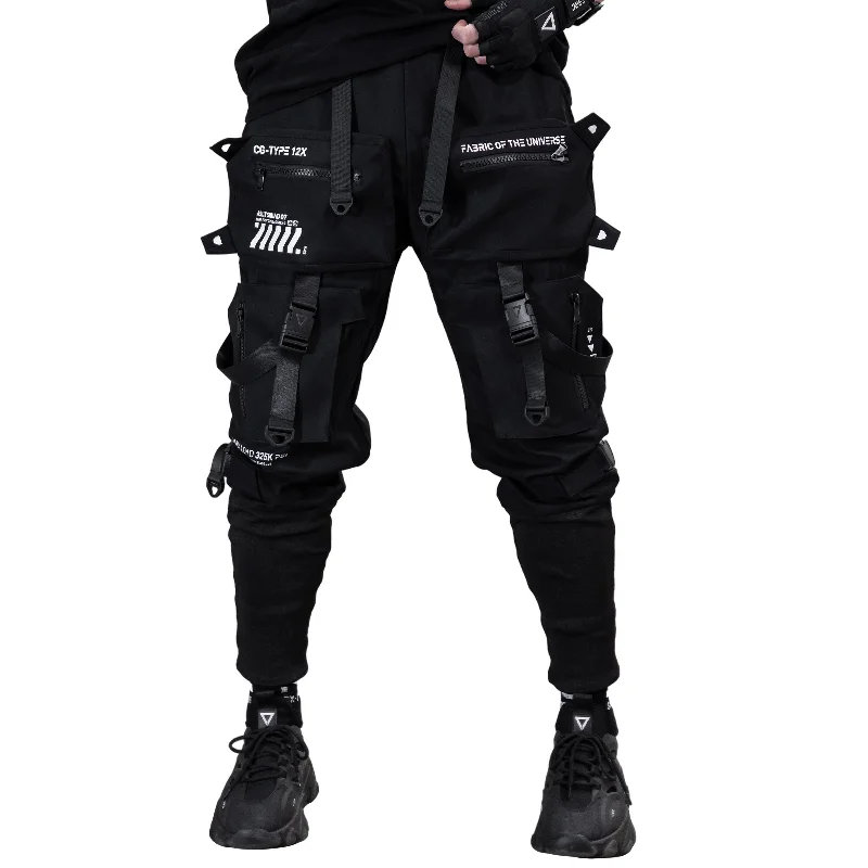 CG-Type 12X(U) Black Cargo Pants Artistic Men's Hand