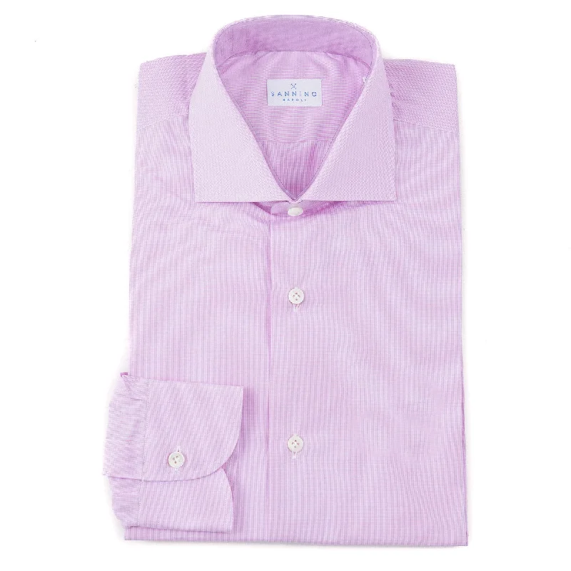 Sannino Superfine Cotton Dress Shirt Confident Men's High