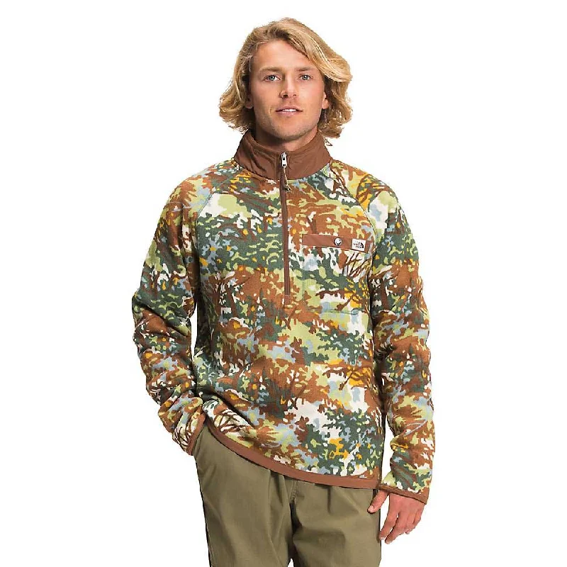 The North Face Men's Printed Gordon Lyons 1/4 Zip Top Sophisticated Men's 