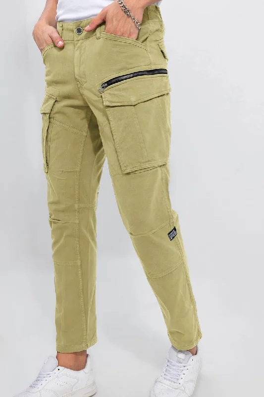 Tyke Khaki Cargo Modern Men's Tech