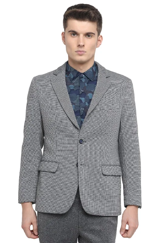 Comfort Fit 2 Button Knit Blazer Sophisticated Men's French