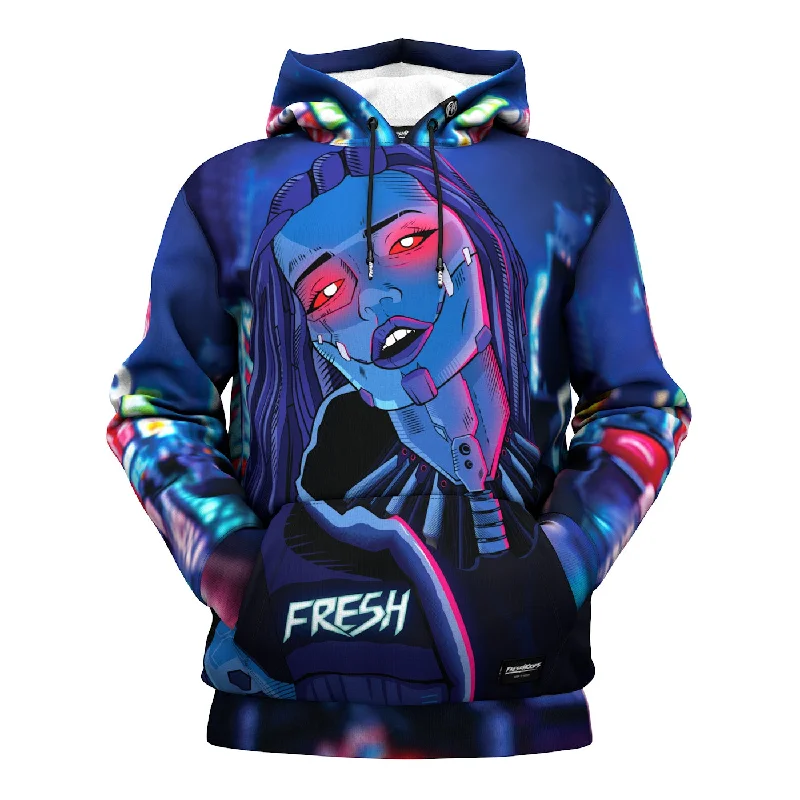 Cyber Girl Hoodie Dynamic Men's Glow