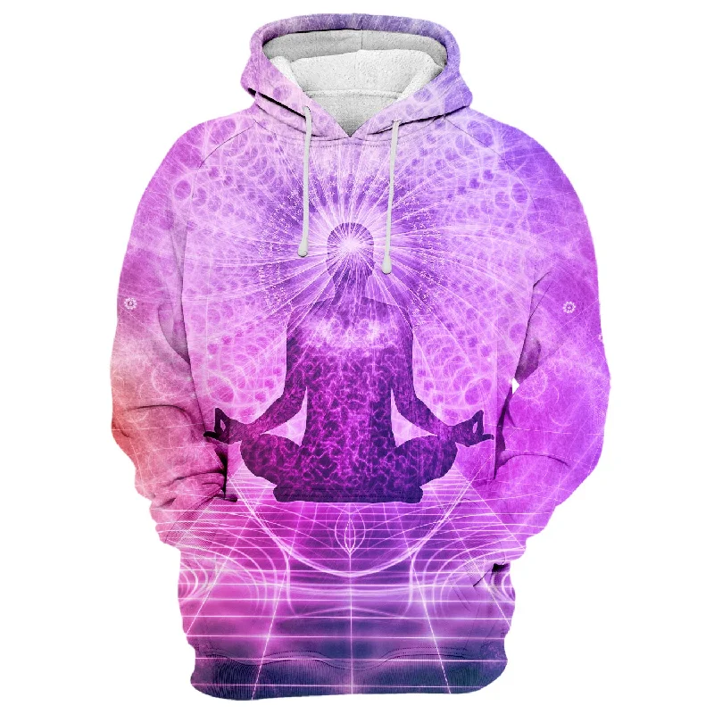 Purple Spiritual Hoodie Refined Men's Velvet