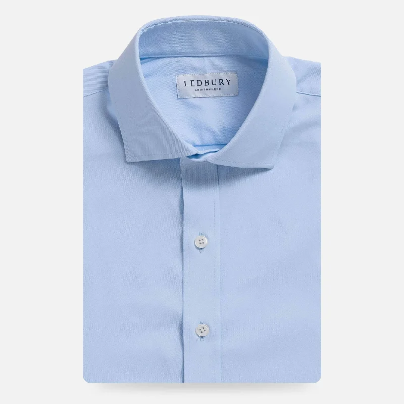 The Ice Blue Canon Performance Twill Custom Shirt Gym