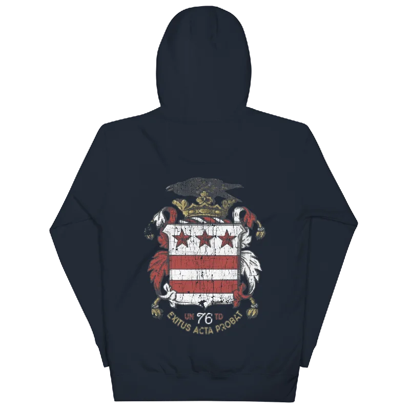 Washington Coat of Arms Hoodie Masculine Men's 