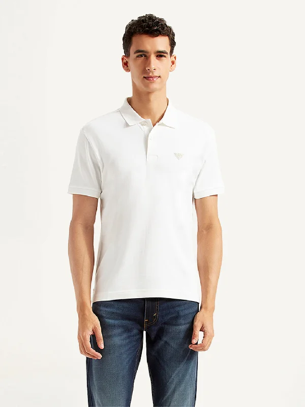 Men's Solid Slim Fit Polo T-shirt Bohemian Men's Free