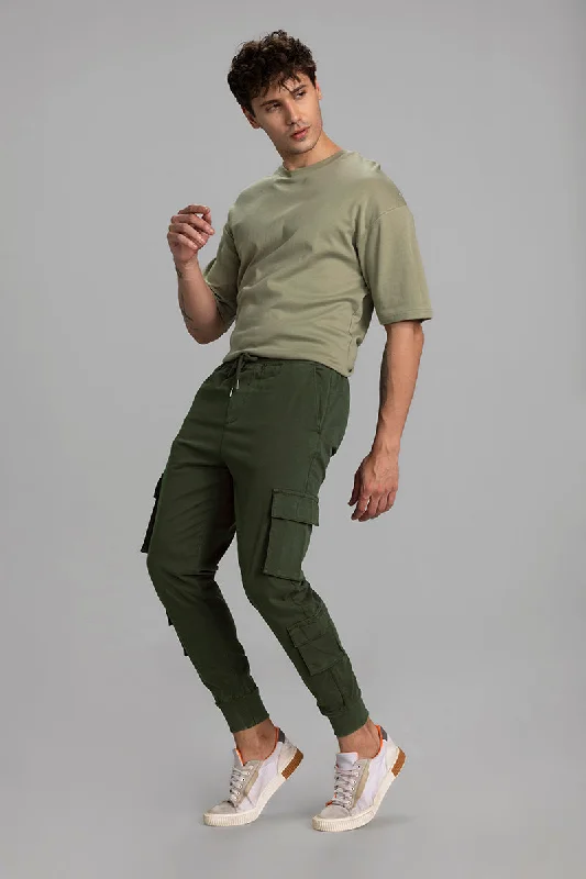 Streetstyle Olive Cargo Pant Earthy Men's Hemp