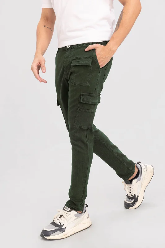 Xavie Olive Cargo Jeans Vacation