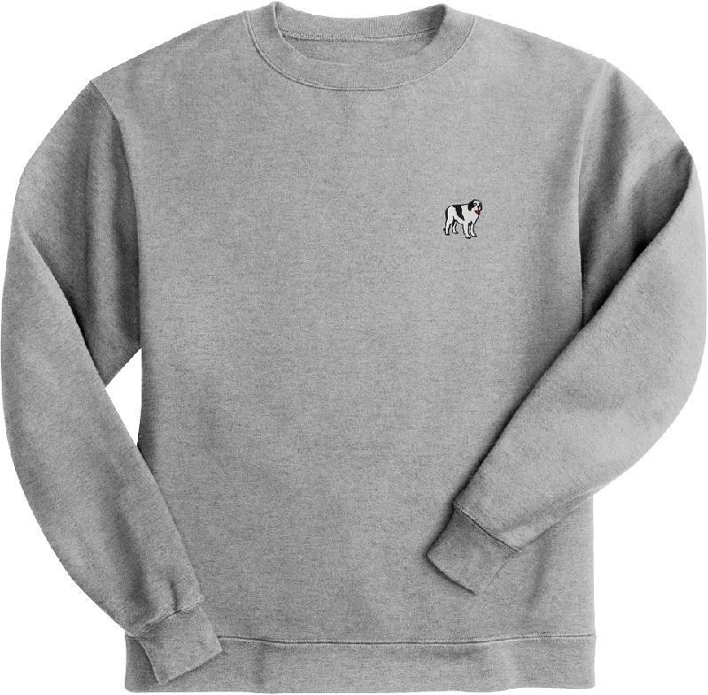 French Terry Fleece Embroidered Crew Relaxed Men's Australian 