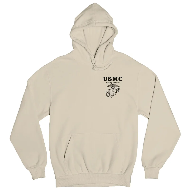 Marines Old School Heritage Sand Hoodie Adventure