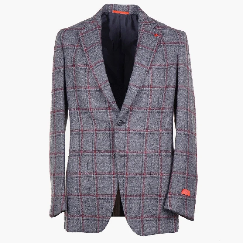 Isaia Tailored-Fit Cashmere Sport Coat Unique Men's Upcycled