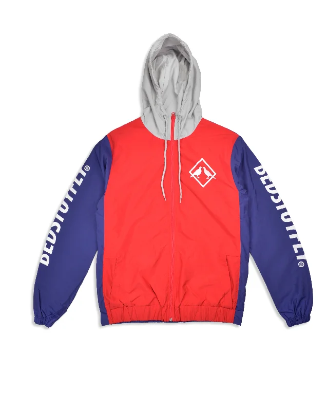 2.0 Windbreaker Hoodies(Red/Blue) Trendy Men's Scandinavian