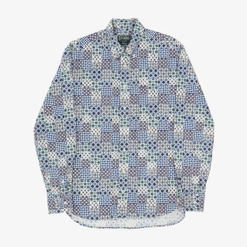 Patterned BD Shirt Artistic Men's Hand