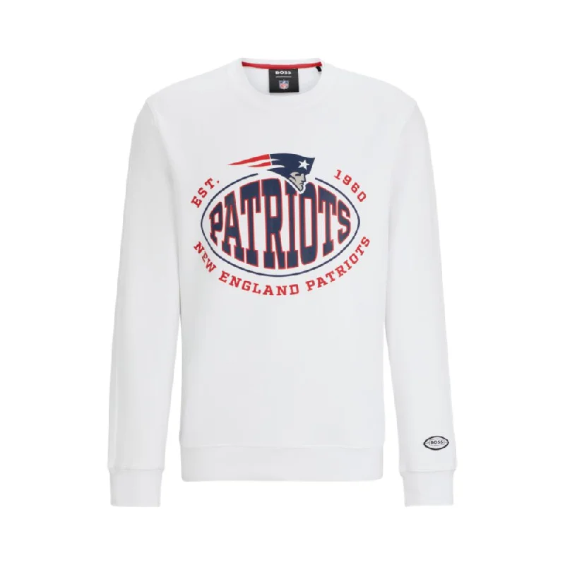 BOSS x NFL cotton-blend sweatshirt with collaborative branding Cclassic Men's Tweed