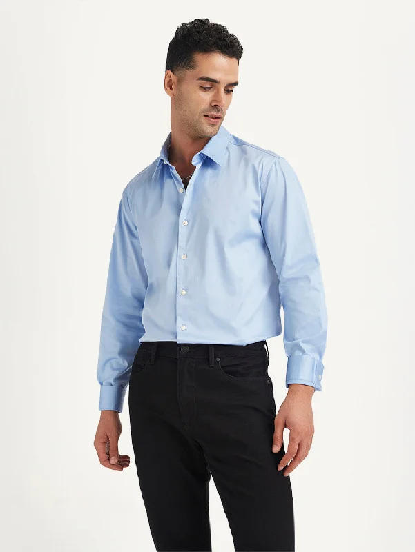 Men's Solid Slim Fit Shirt Street