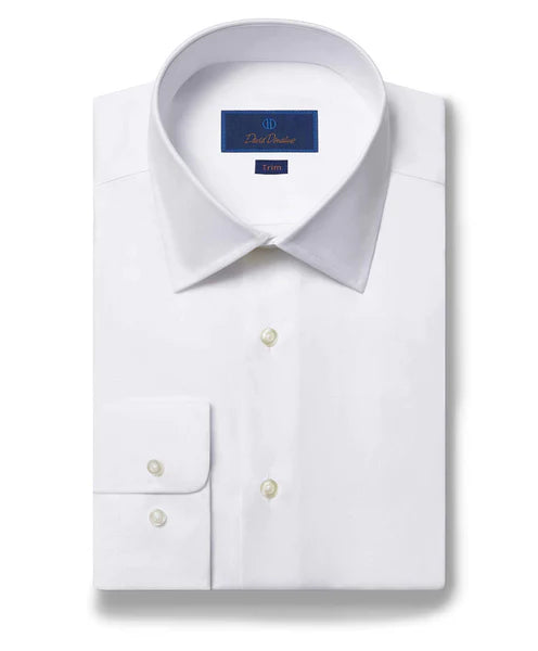 David Donahue Super Fine Twill Dress Shirt Bold Men's Statement