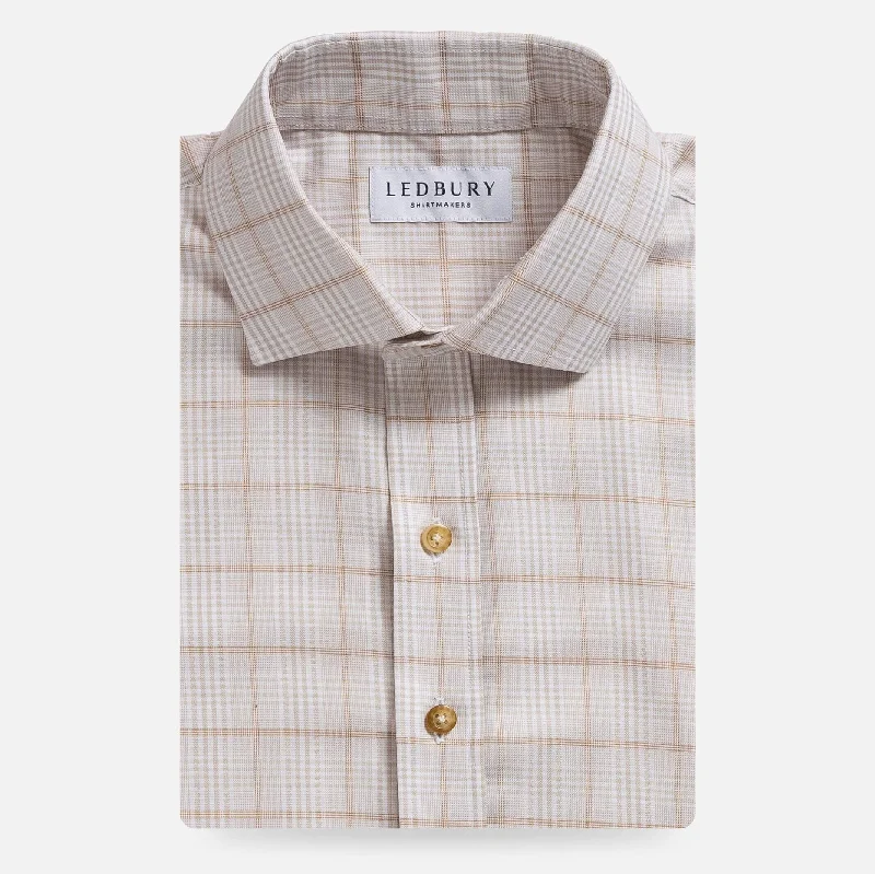 The Wheat Coventry Comfort Stretch Custom Shirt Traditional Men's Wool