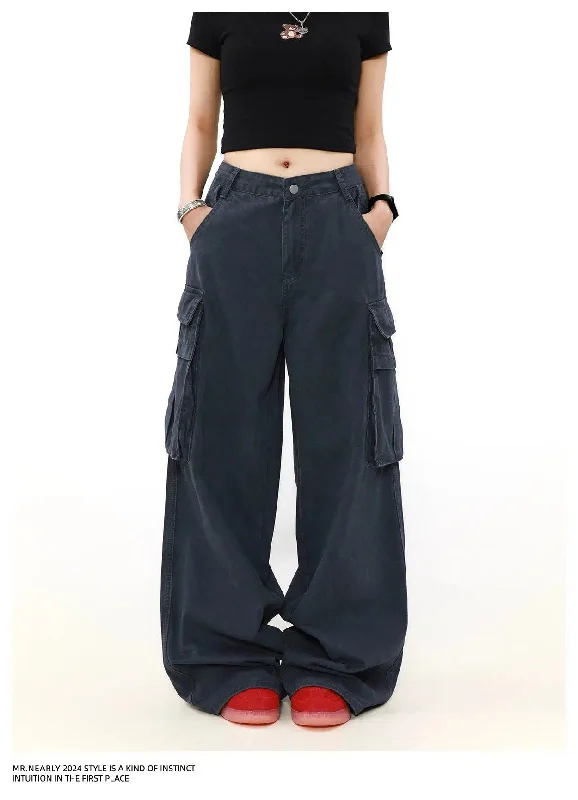 Oversized Flap Pocket Cargo Pants Modern Men's Tech