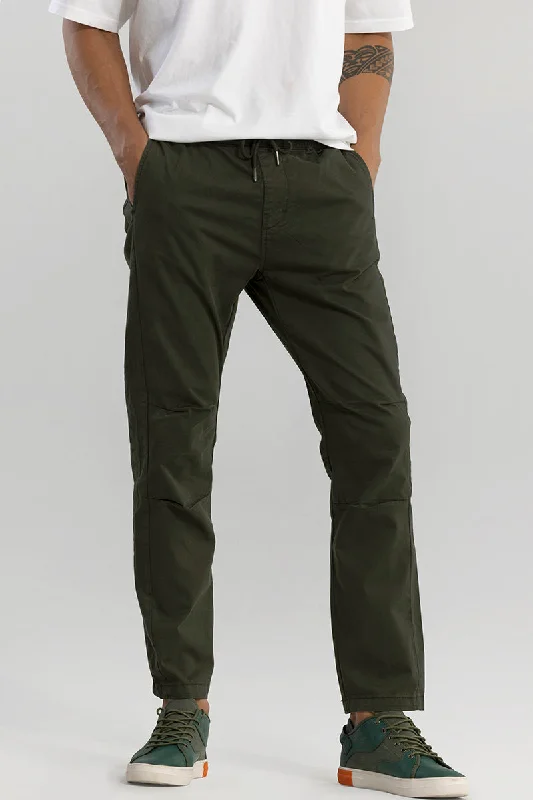 Starkie Olive Cargo Pant Sharp Men's Italian