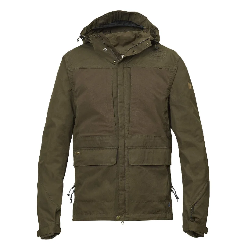 Fjallraven Lappland Hybrid Jacket Dark Olive Traditional Men's Wool