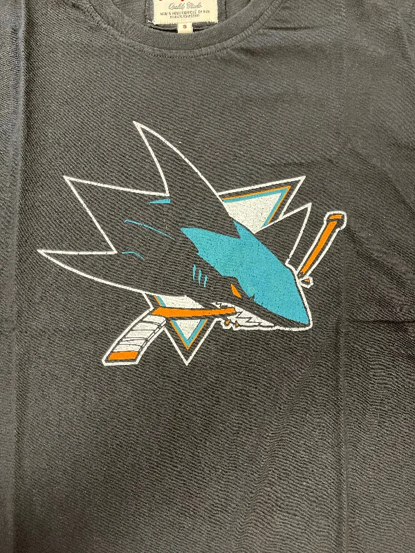 HOCKEY TEE - SHARKS Unique Men's Upcycled