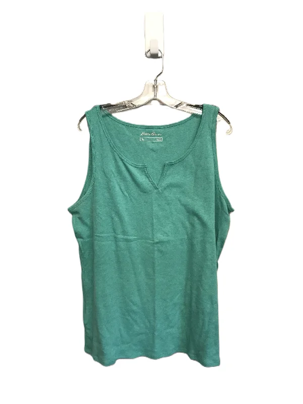 Green Tank Top By Eddie Bauer, Size: 2x Tailored