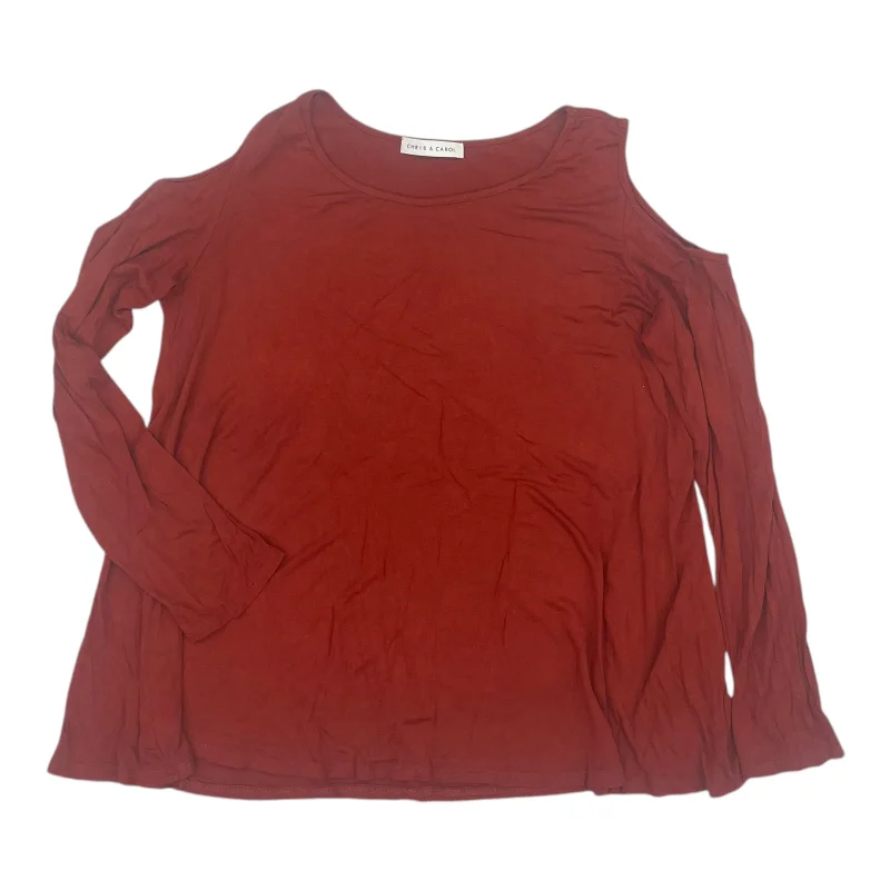 Top Ls By Chris And Carol In Red, Size:L Street