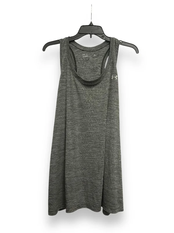 Athletic Tank Top By Under Armour In Grey, Size: 2x Monochromatic All