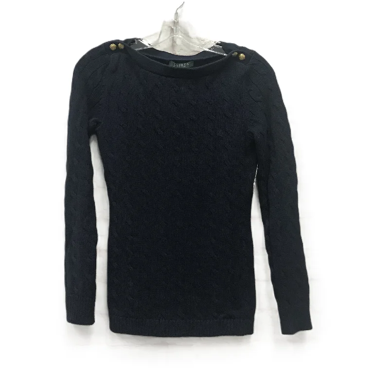 Blue Sweater By Lauren By Ralph Lauren, Size: M Refined Men's Velvet