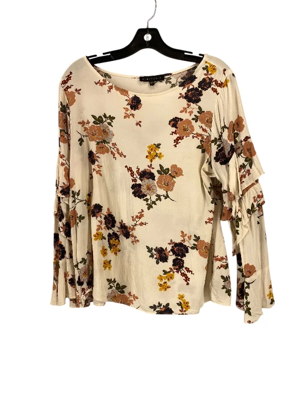 Top Long Sleeve By Sanctuary In Floral Print, Size: L Practical Men's Quick