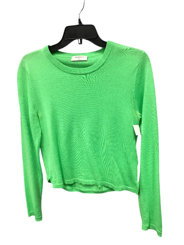 Top Long Sleeve By Babaton In Green, Size: M Monochromatic All