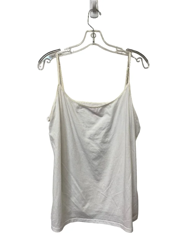 White Tank Top Mix And Co, Size 2x Cool Men's Skate