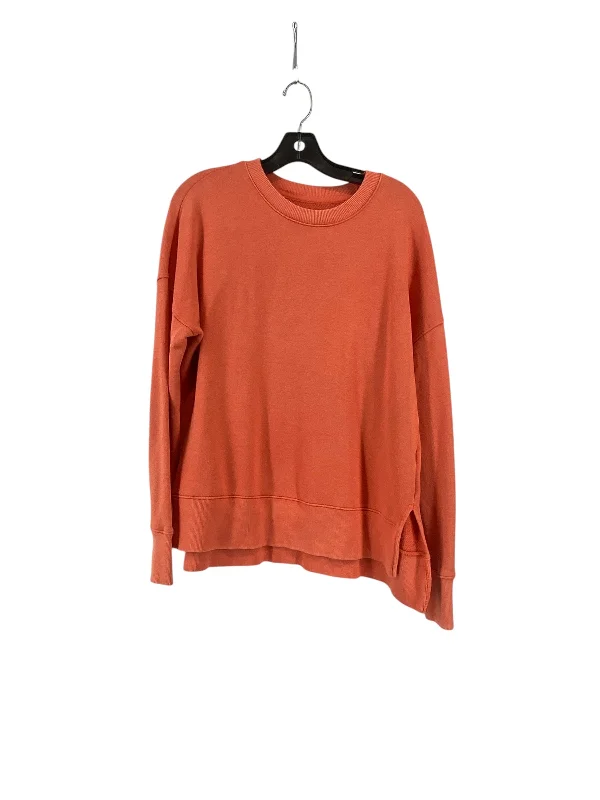 Top Long Sleeve By Time And Tru In Coral, Size: M Beach