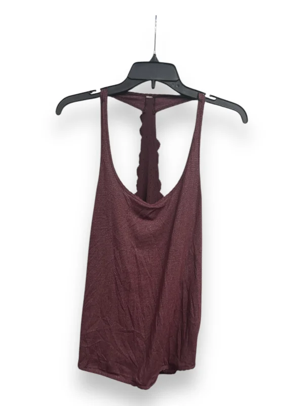 Athletic Tank Top By Lululemon In Maroon, Size: M Cclassic Men's Tweed