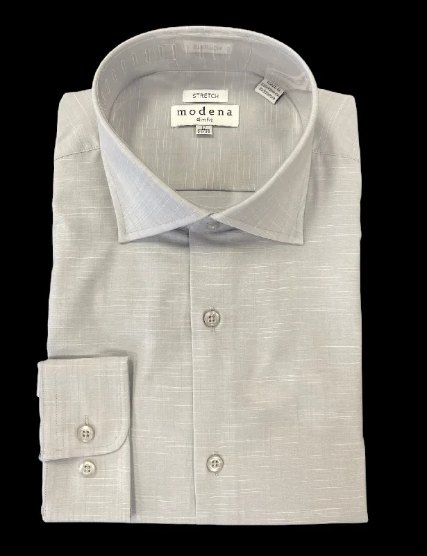 SOLIDISH DRESS SHIRT - GREY Artistic Men's Hand