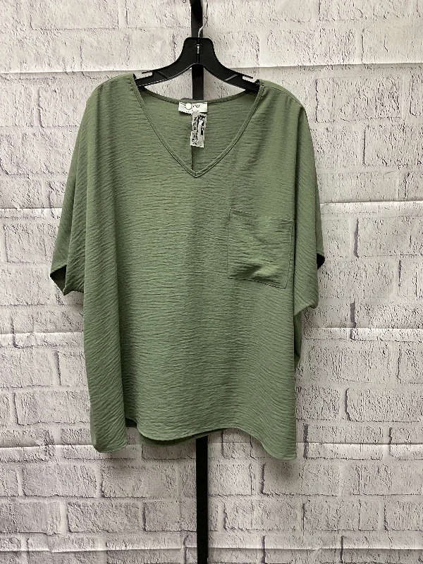 Top Short Sleeve By Zenana Outfitters  Size: L Earthy Men's Hemp