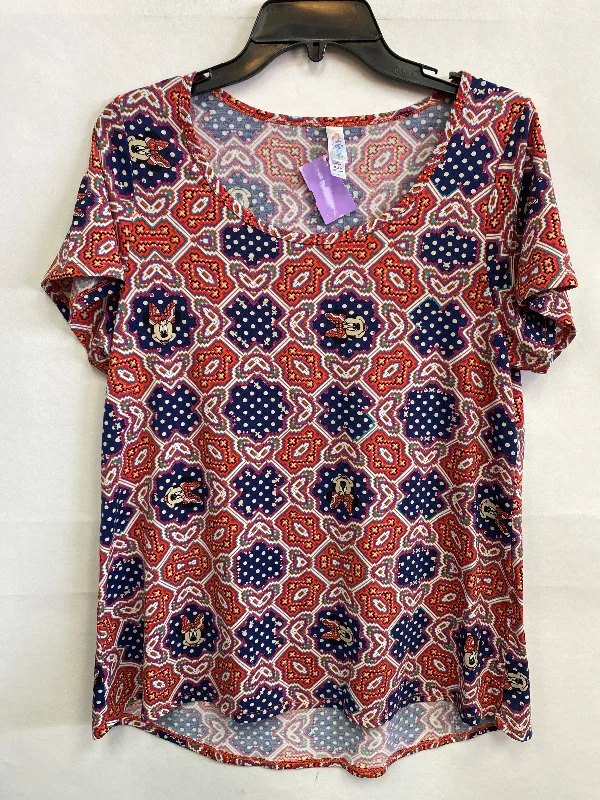 Top Short Sleeve By Lularoe  Size: L Traditional Men's Wool