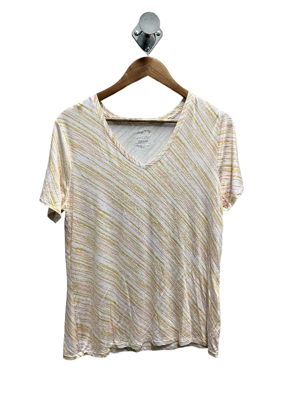 Top Short Sleeve By Apt 9  Size: L Cool Men's Distressed