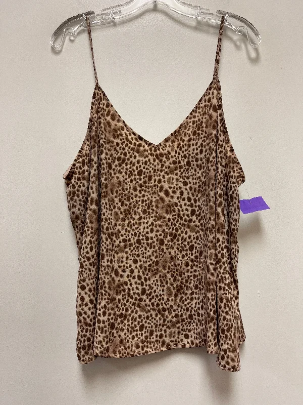 Brown Tank Top A New Day, Size 2x Dynamic Men's Moto