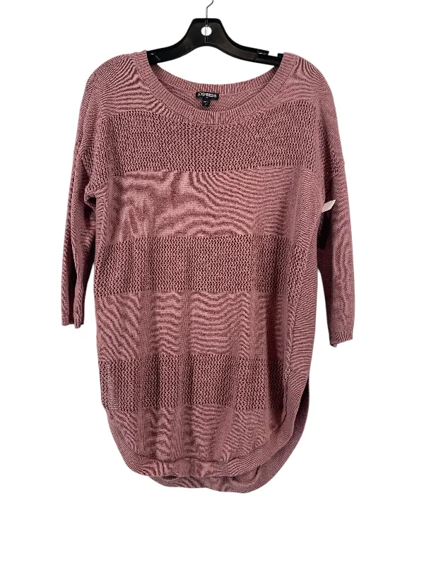 Top Long Sleeve By Express In Mauve, Size: S Sharp Men's Italian