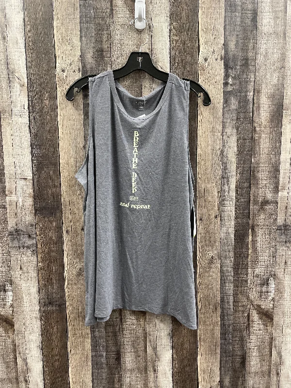 Athletic Tank Top By Old Navy In Grey, Size: Xl Elegant Men's Formal 