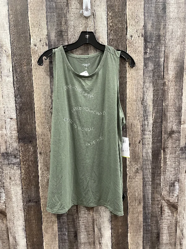 Athletic Tank Top By Old Navy In Green, Size: Xl Edgy Men's Punk