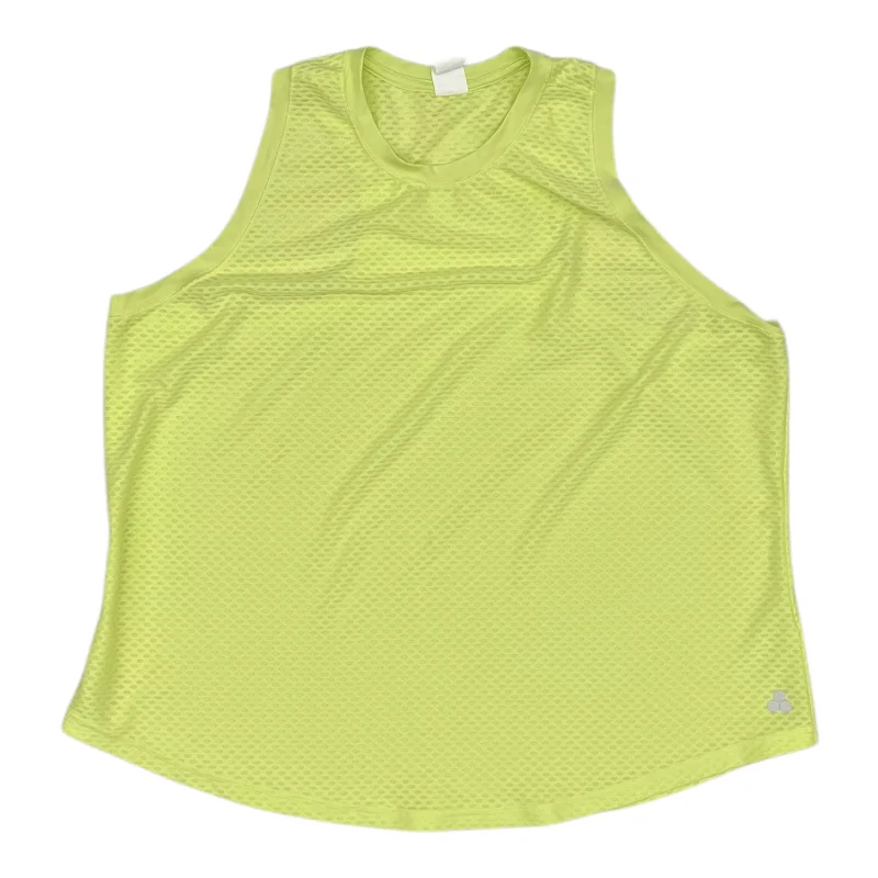 Athletic Tank Top By Tek Gear In Yellow, Size:Xxl Tough Men's Tactical