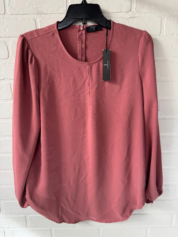 Top Long Sleeve By T Tahari In Pink, Size: S Tough Men's Military