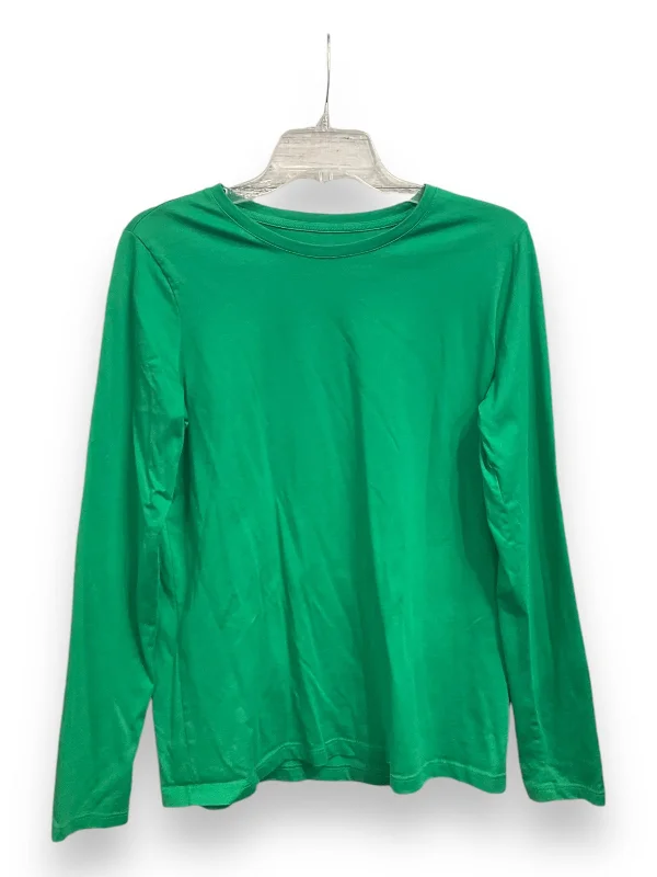 Top Long Sleeve By Lands End In Green, Size: S Bold Men's Statement