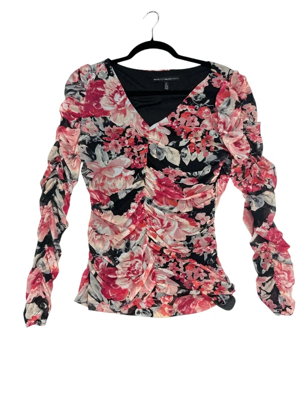 Top Long Sleeve By White House Black Market In Floral Print, Size: S Earthy Men's Sustainable 