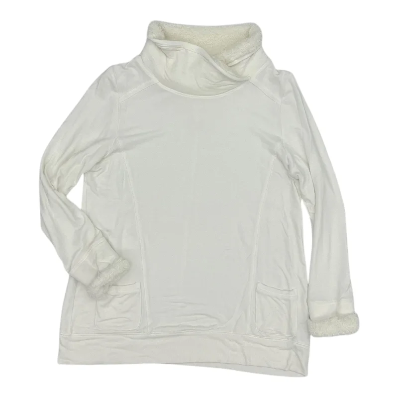 Top Ls By Soft Surroundings In Cream, Size:L Luxurious Men's High