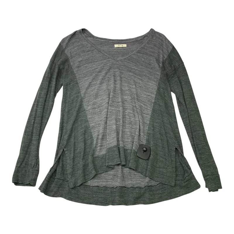 Top Long Sleeve By Madewell In Grey, Size: Xs Adventure